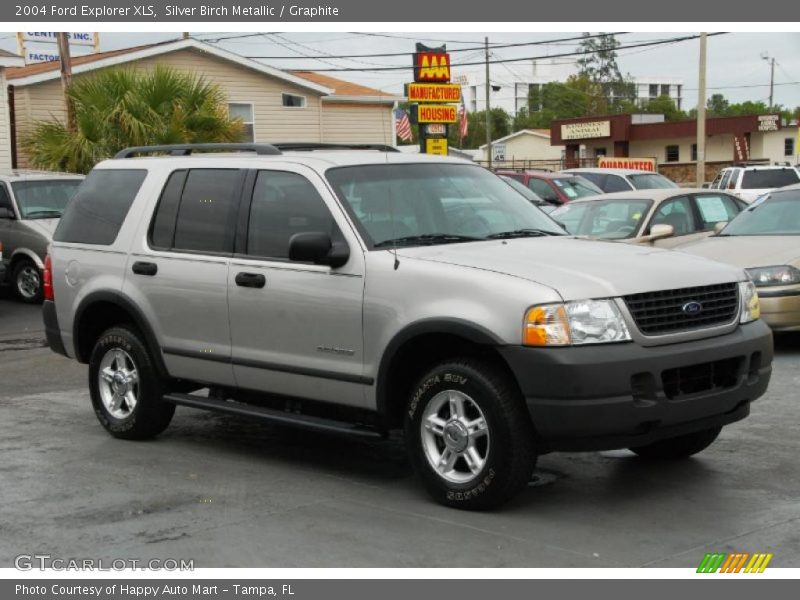 Silver Birch Metallic / Graphite 2004 Ford Explorer XLS