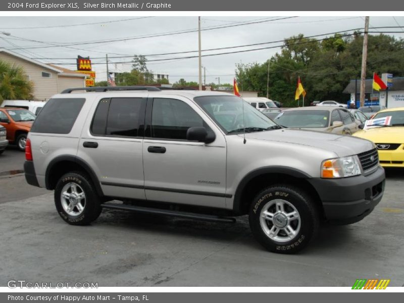 Silver Birch Metallic / Graphite 2004 Ford Explorer XLS