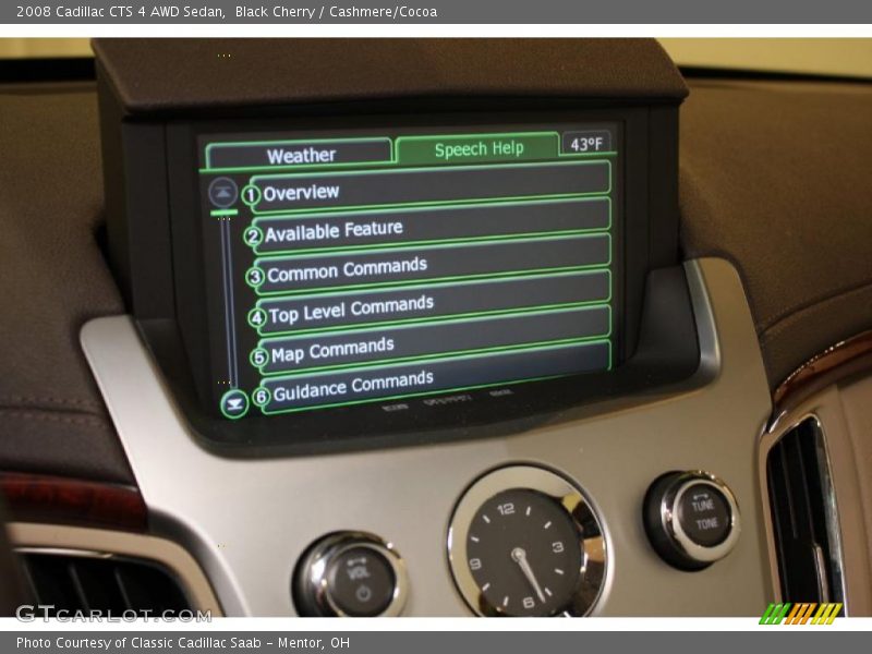 Black Cherry / Cashmere/Cocoa 2008 Cadillac CTS 4 AWD Sedan