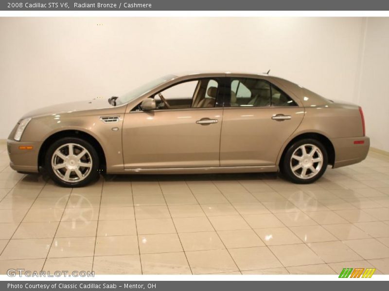 Radiant Bronze / Cashmere 2008 Cadillac STS V6