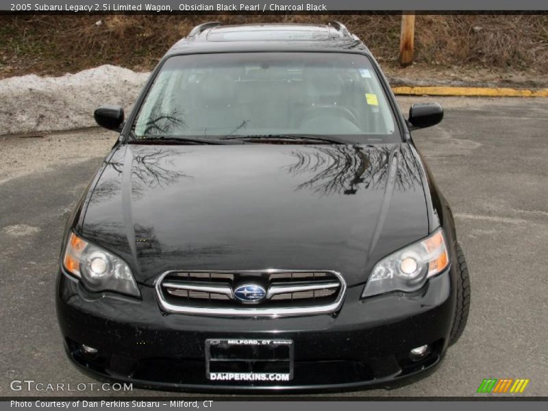 Obsidian Black Pearl / Charcoal Black 2005 Subaru Legacy 2.5i Limited Wagon