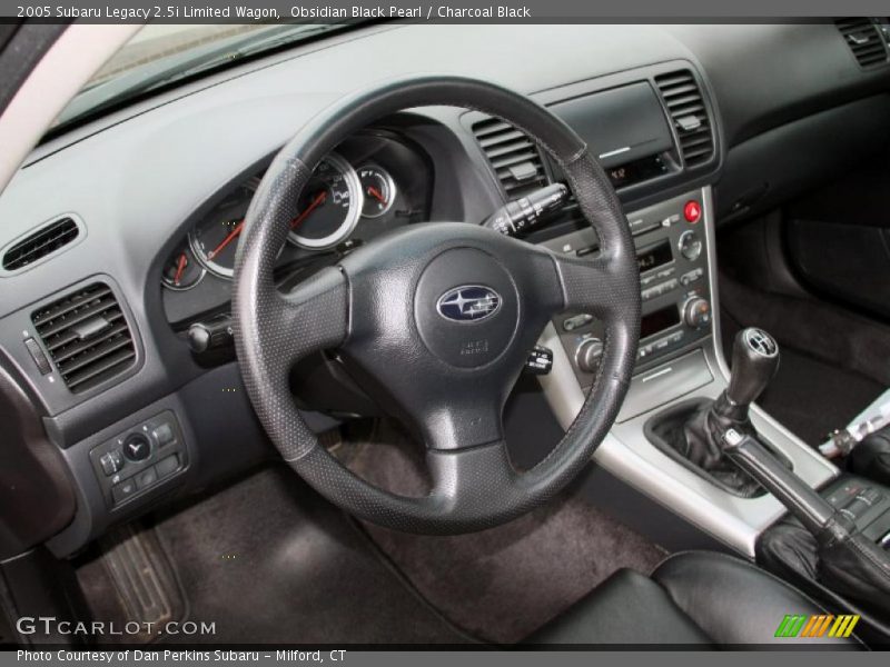  2005 Legacy 2.5i Limited Wagon Charcoal Black Interior