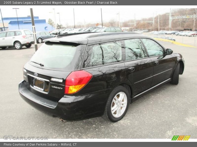 Obsidian Black Pearl / Charcoal Black 2005 Subaru Legacy 2.5i Limited Wagon