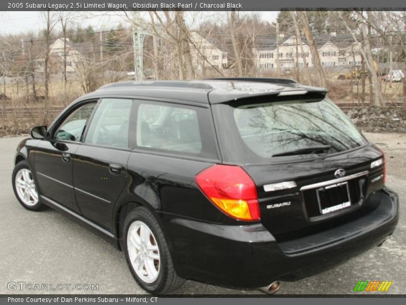 Obsidian Black Pearl / Charcoal Black 2005 Subaru Legacy 2.5i Limited Wagon