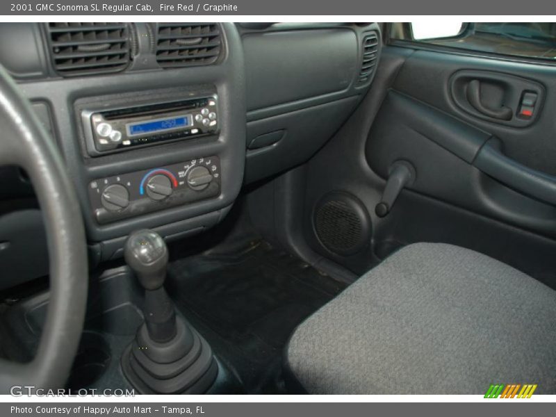 Fire Red / Graphite 2001 GMC Sonoma SL Regular Cab