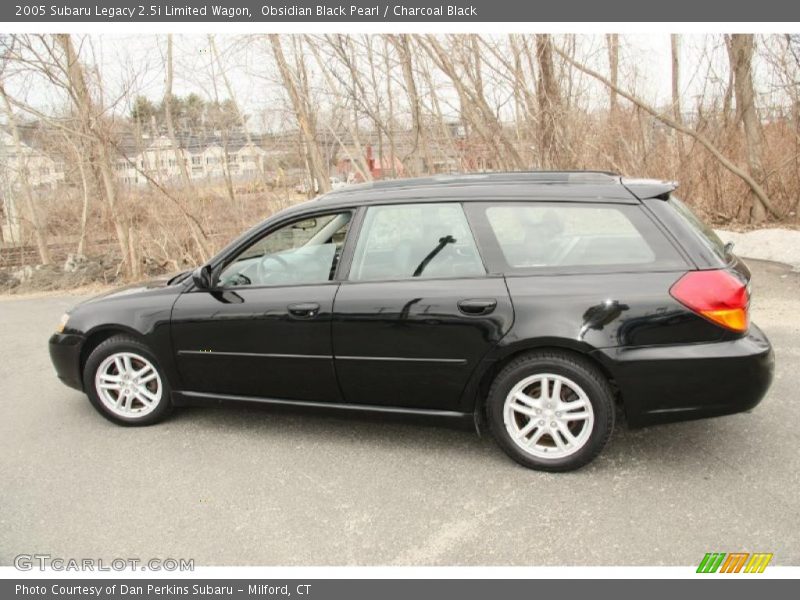 Obsidian Black Pearl / Charcoal Black 2005 Subaru Legacy 2.5i Limited Wagon