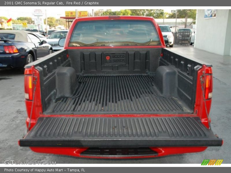 Fire Red / Graphite 2001 GMC Sonoma SL Regular Cab
