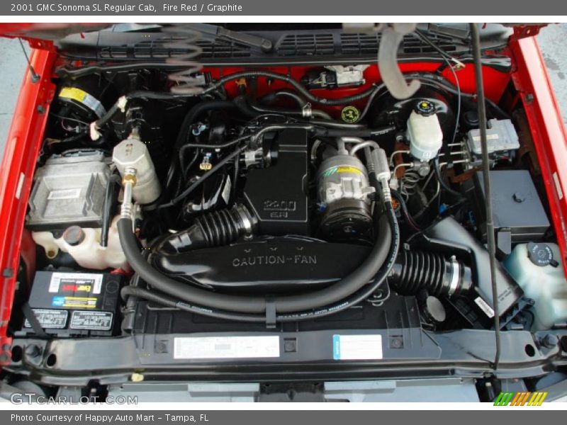  2001 Sonoma SL Regular Cab Engine - 2.2 Liter OHV 8-Valve 4 Cylinder