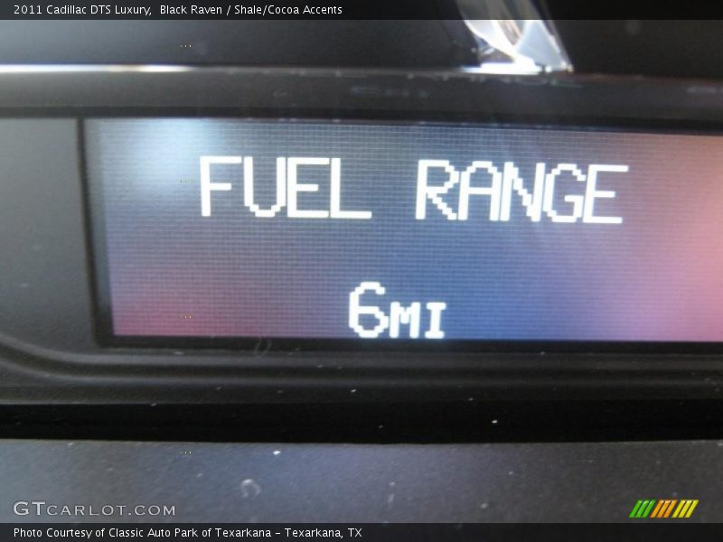 Black Raven / Shale/Cocoa Accents 2011 Cadillac DTS Luxury