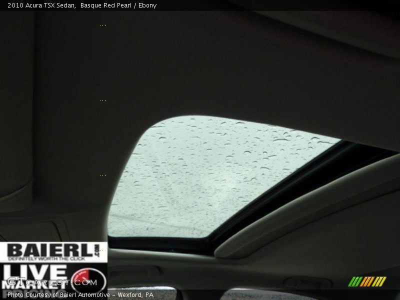 Basque Red Pearl / Ebony 2010 Acura TSX Sedan
