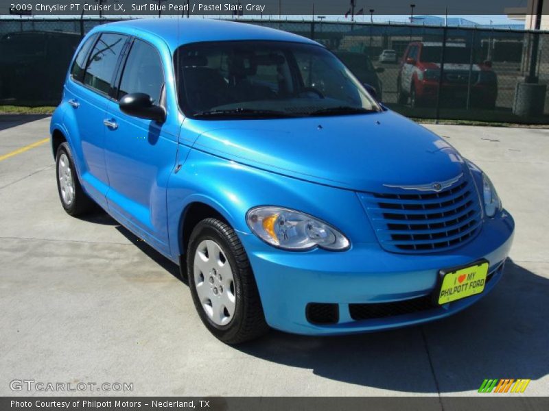 Surf Blue Pearl / Pastel Slate Gray 2009 Chrysler PT Cruiser LX