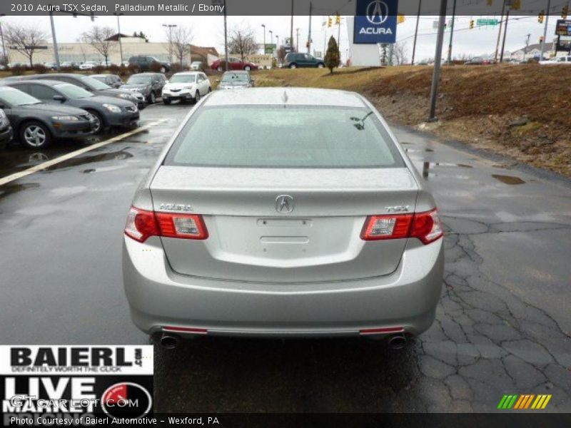 Palladium Metallic / Ebony 2010 Acura TSX Sedan