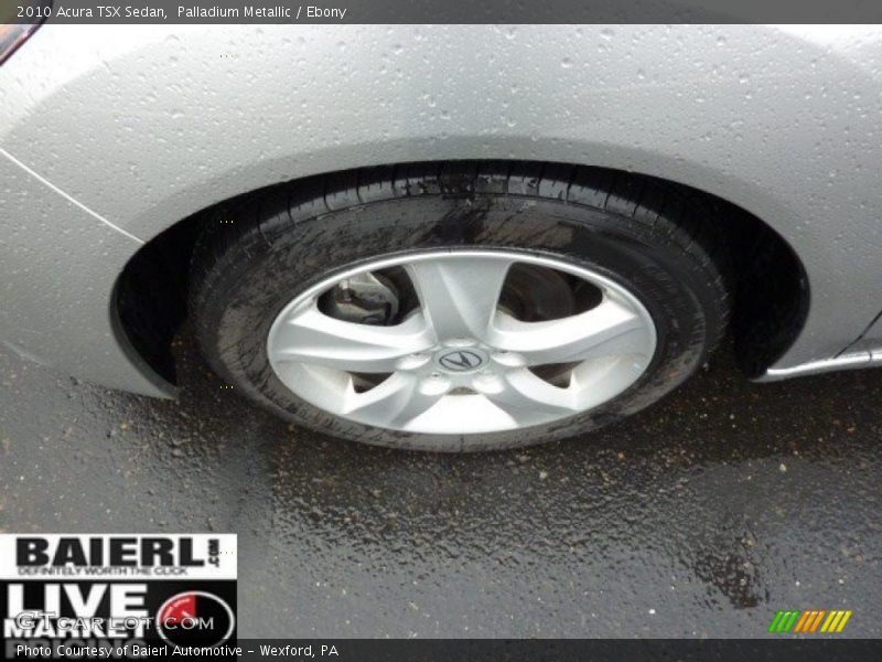 Palladium Metallic / Ebony 2010 Acura TSX Sedan