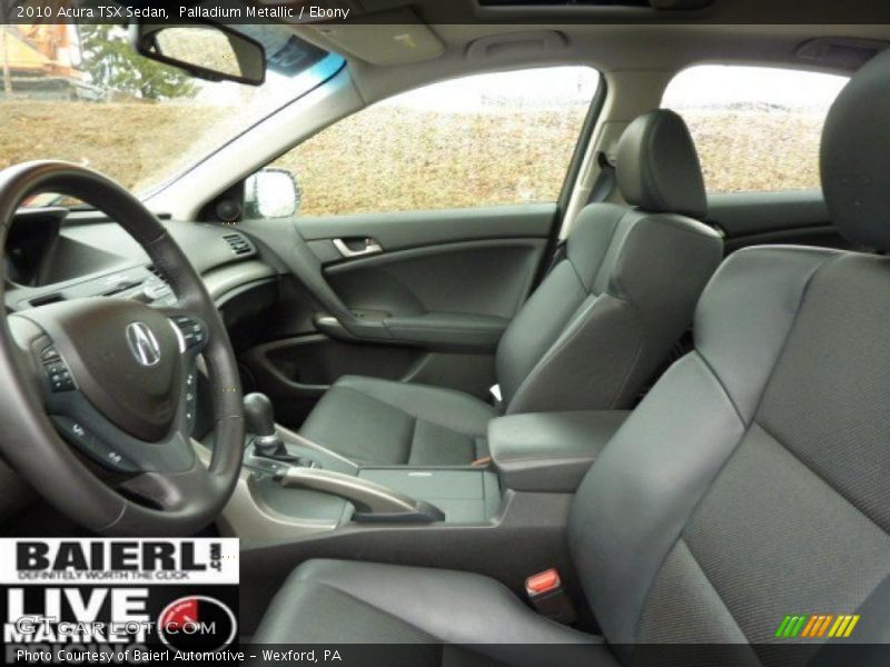 Palladium Metallic / Ebony 2010 Acura TSX Sedan