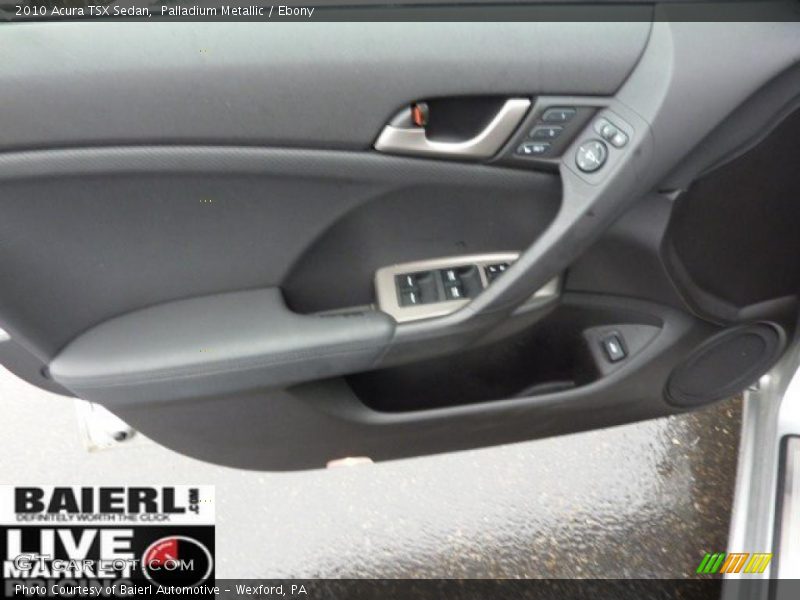 Palladium Metallic / Ebony 2010 Acura TSX Sedan