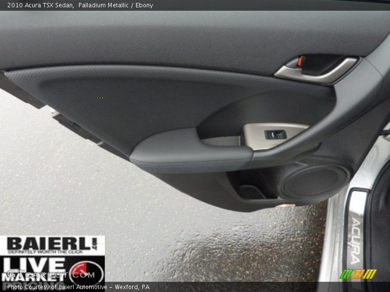 Palladium Metallic / Ebony 2010 Acura TSX Sedan