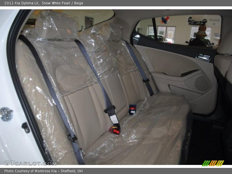 Snow White Pearl / Beige 2011 Kia Optima LX