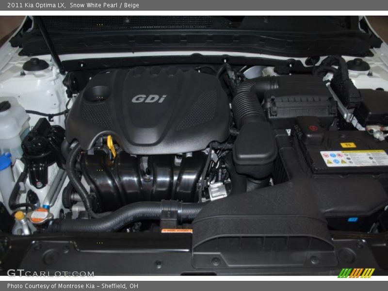 Snow White Pearl / Beige 2011 Kia Optima LX