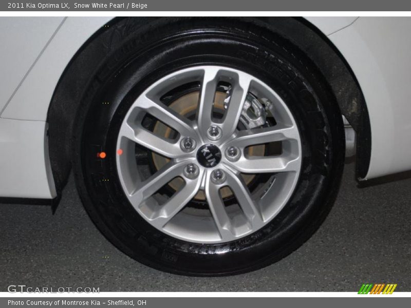 Snow White Pearl / Beige 2011 Kia Optima LX