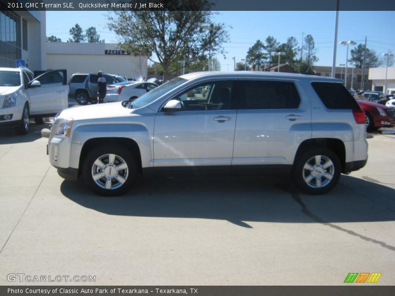 Quicksilver Metallic / Jet Black 2011 GMC Terrain SLE