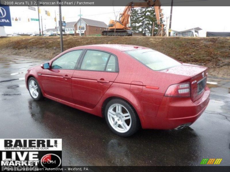 Moroccan Red Pearl / Parchment 2008 Acura TL 3.2