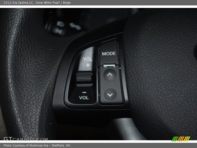 Snow White Pearl / Beige 2011 Kia Optima LX