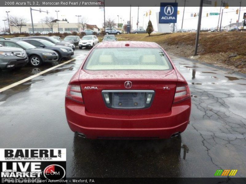 Moroccan Red Pearl / Parchment 2008 Acura TL 3.2