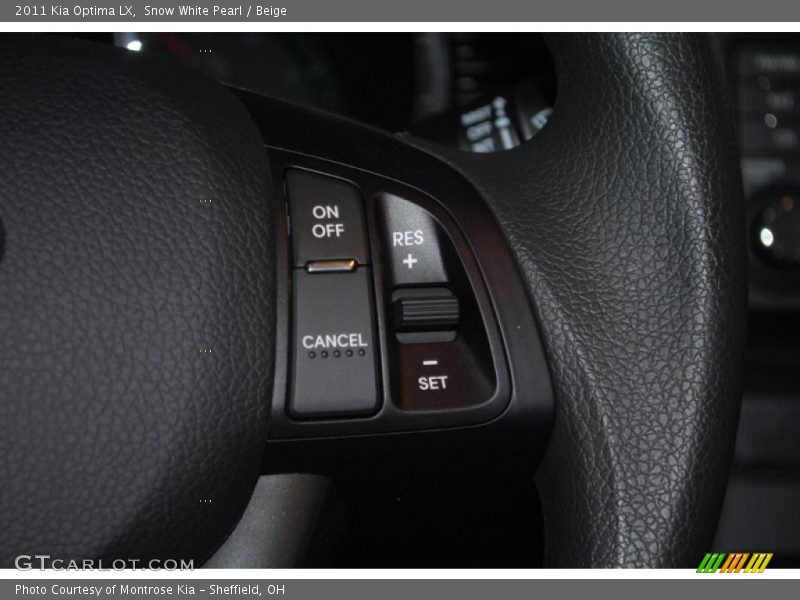 Snow White Pearl / Beige 2011 Kia Optima LX