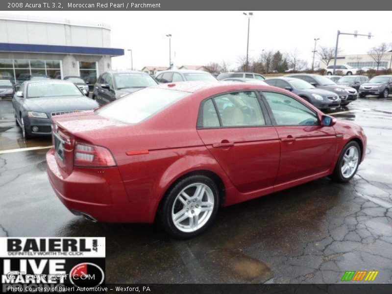 Moroccan Red Pearl / Parchment 2008 Acura TL 3.2