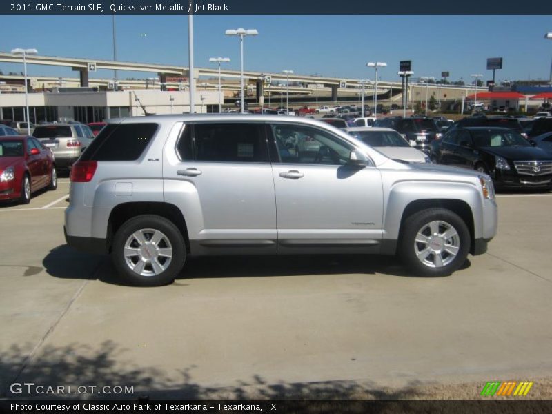 Quicksilver Metallic / Jet Black 2011 GMC Terrain SLE
