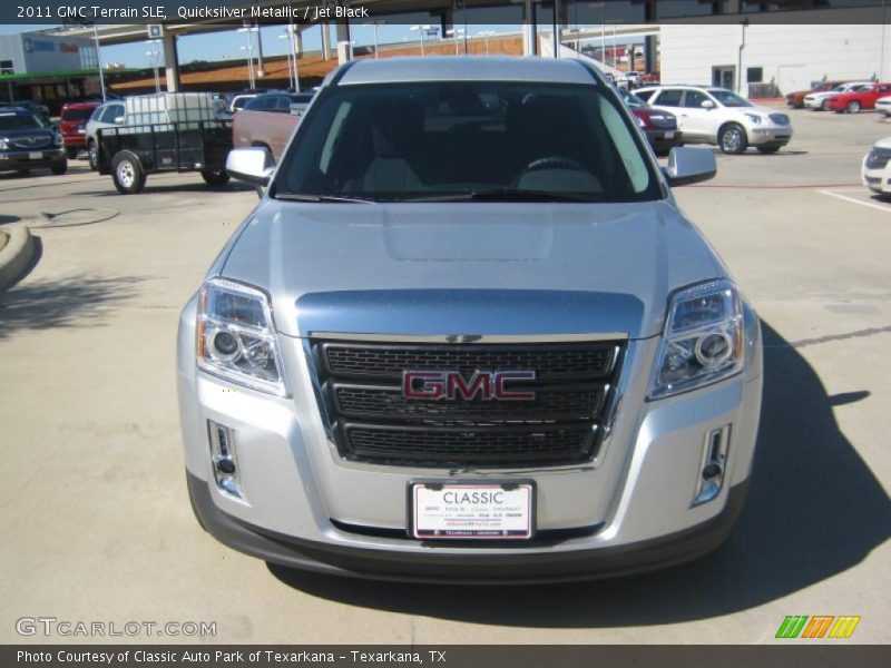 Quicksilver Metallic / Jet Black 2011 GMC Terrain SLE