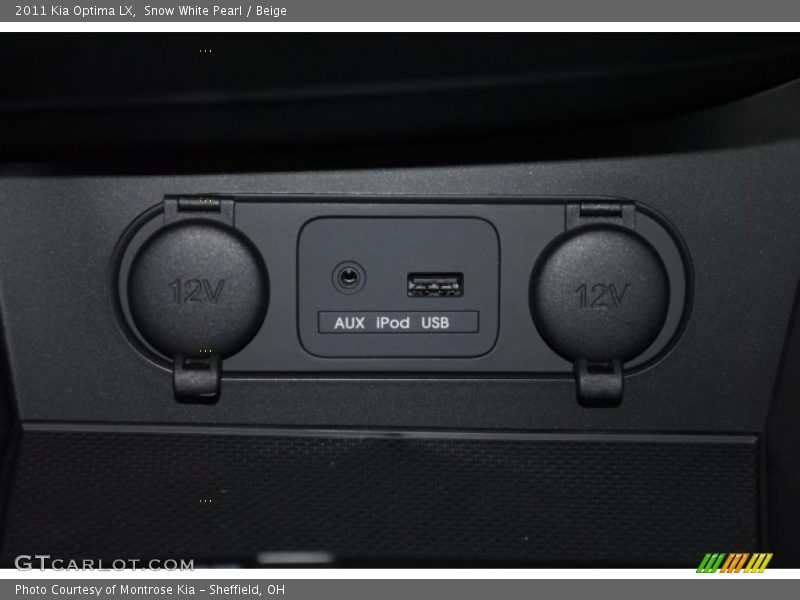 Snow White Pearl / Beige 2011 Kia Optima LX