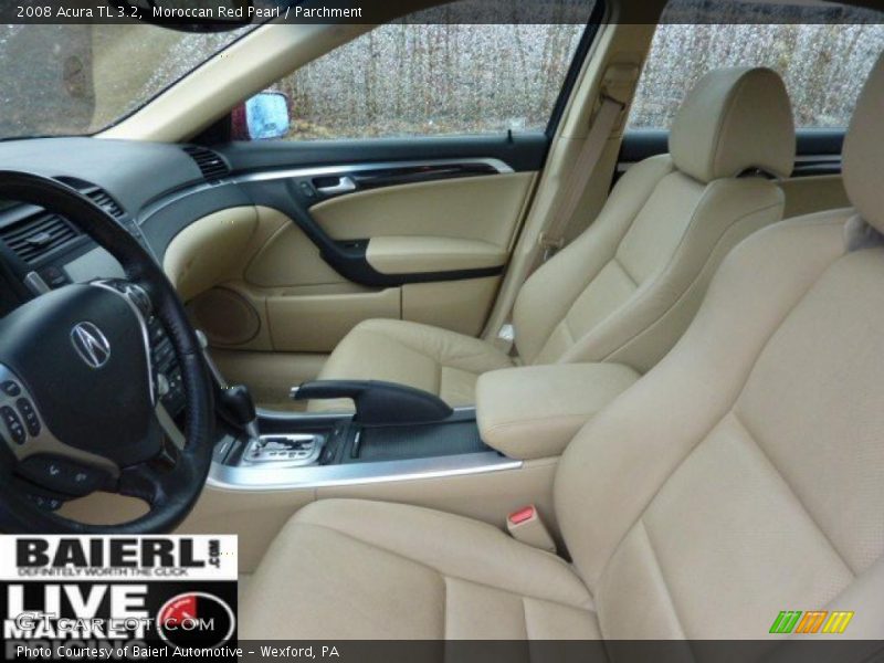 Moroccan Red Pearl / Parchment 2008 Acura TL 3.2