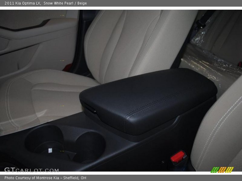 Snow White Pearl / Beige 2011 Kia Optima LX
