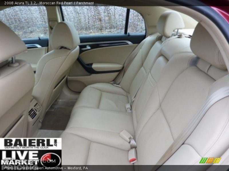 Moroccan Red Pearl / Parchment 2008 Acura TL 3.2