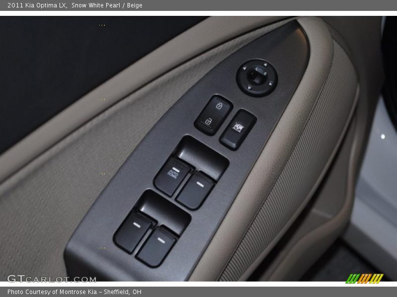 Snow White Pearl / Beige 2011 Kia Optima LX