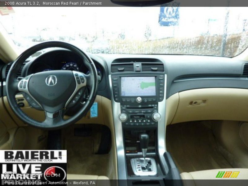 Moroccan Red Pearl / Parchment 2008 Acura TL 3.2