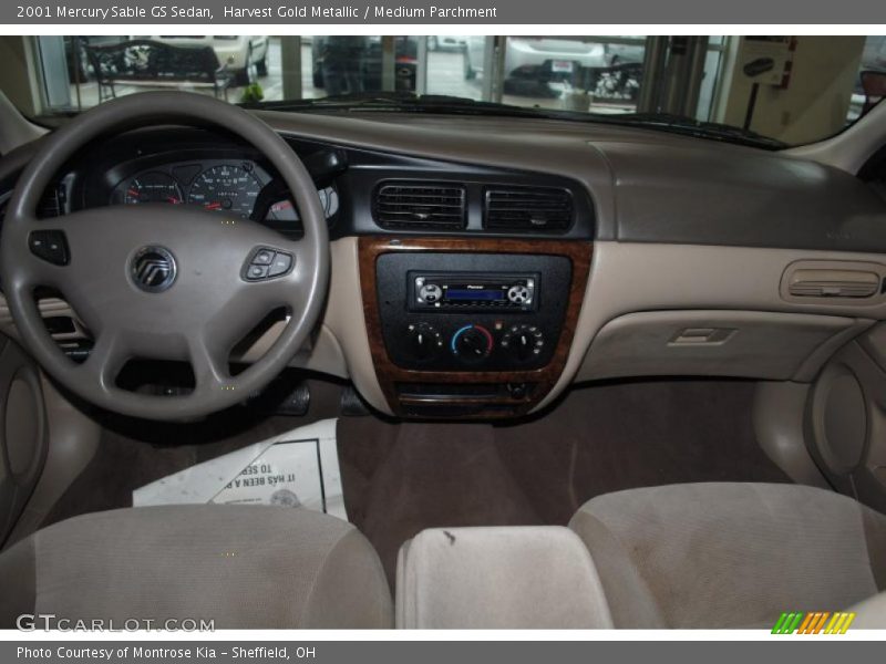Harvest Gold Metallic / Medium Parchment 2001 Mercury Sable GS Sedan