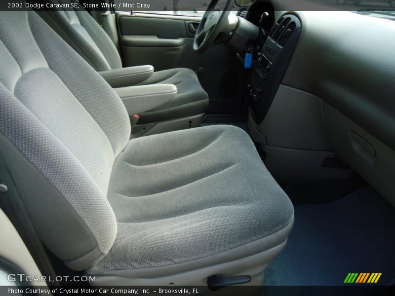Stone White / Mist Gray 2002 Dodge Caravan SE