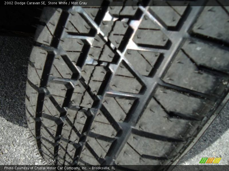 Stone White / Mist Gray 2002 Dodge Caravan SE