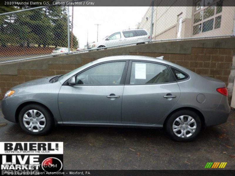 Carbon Gray Mist / Gray 2010 Hyundai Elantra GLS