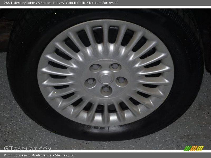 Harvest Gold Metallic / Medium Parchment 2001 Mercury Sable GS Sedan