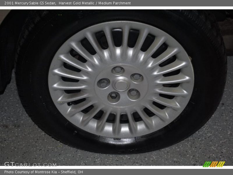 Harvest Gold Metallic / Medium Parchment 2001 Mercury Sable GS Sedan