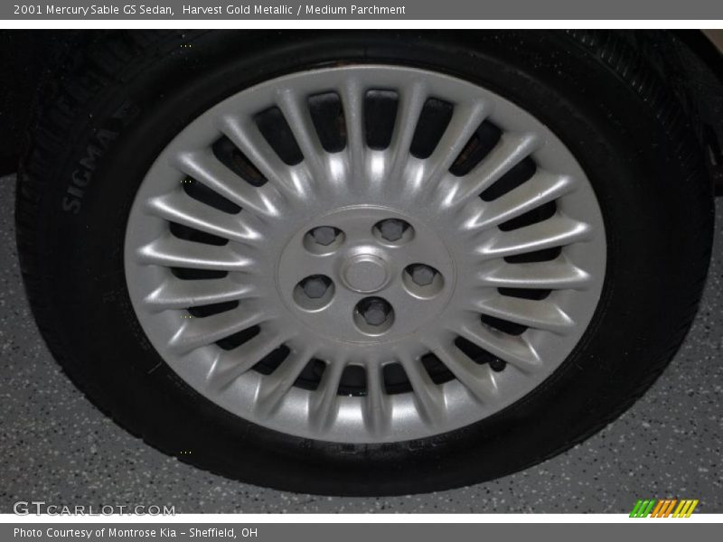 Harvest Gold Metallic / Medium Parchment 2001 Mercury Sable GS Sedan