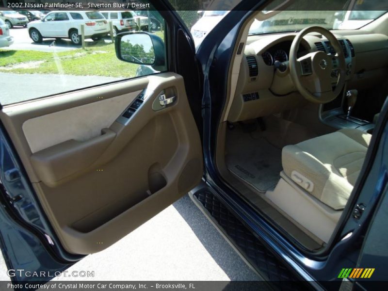 Silverton Blue / Desert 2007 Nissan Pathfinder SE