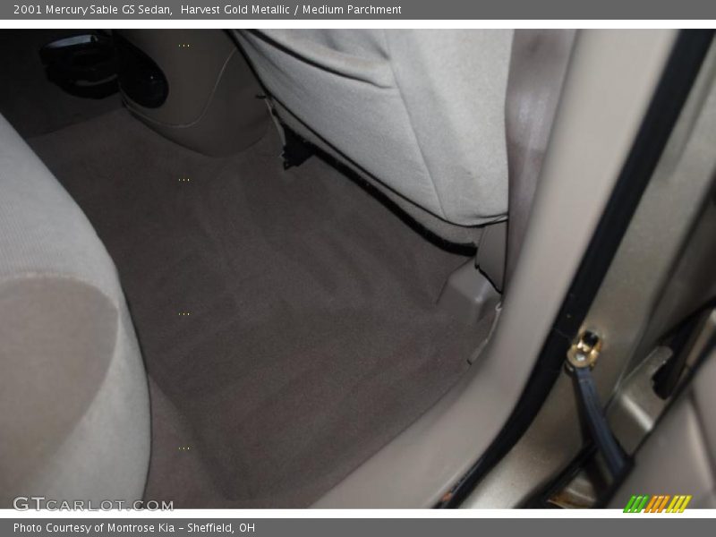 Harvest Gold Metallic / Medium Parchment 2001 Mercury Sable GS Sedan