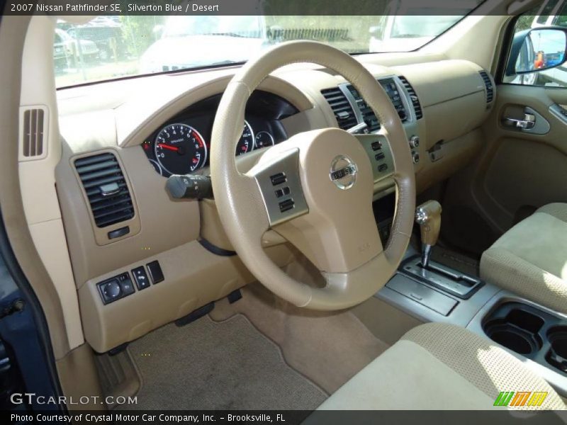 Silverton Blue / Desert 2007 Nissan Pathfinder SE