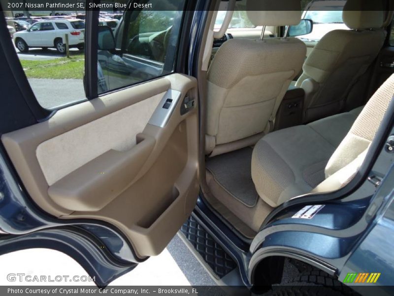Silverton Blue / Desert 2007 Nissan Pathfinder SE
