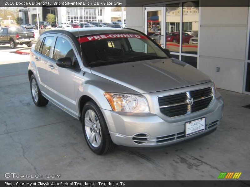 Bright Silver Metallic / Dark Slate Gray 2010 Dodge Caliber SXT