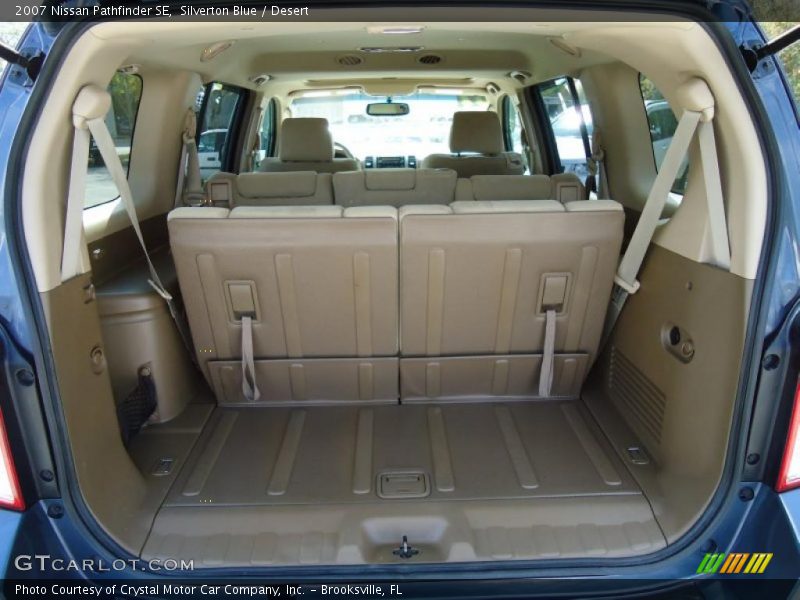 Silverton Blue / Desert 2007 Nissan Pathfinder SE
